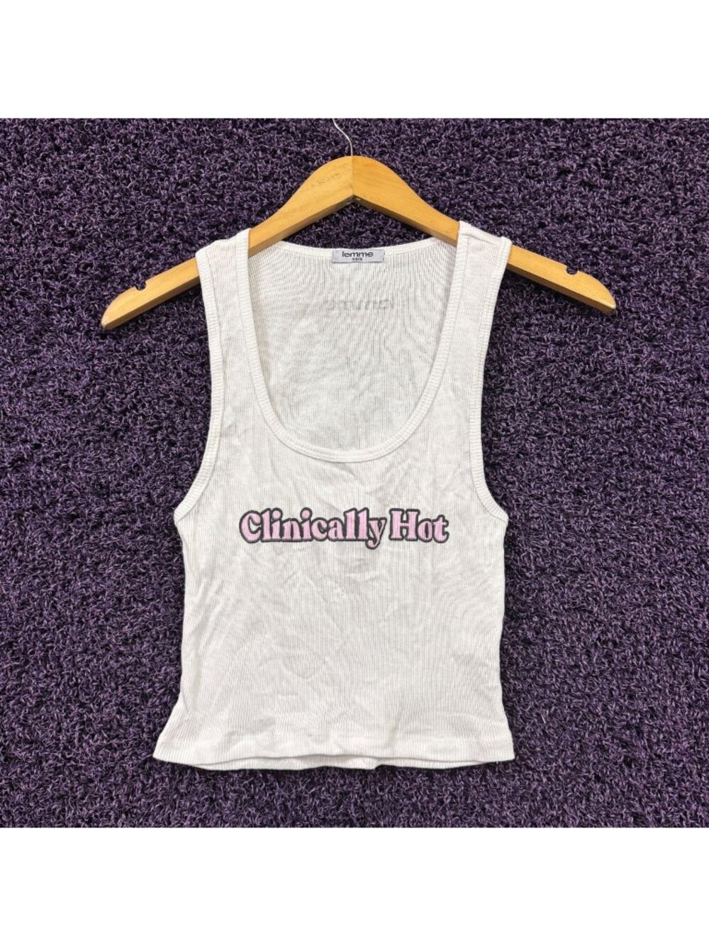 Lemme Clinically Hot Crop Top Size XS/S